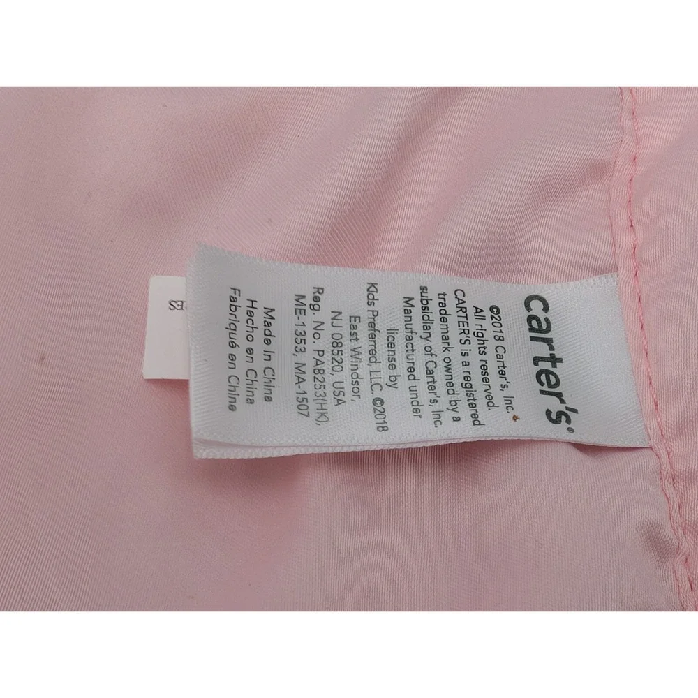 Carters White Cat‎ Kitten Lovey Pink Security Blanket 2018 Stuffed Animal Toy